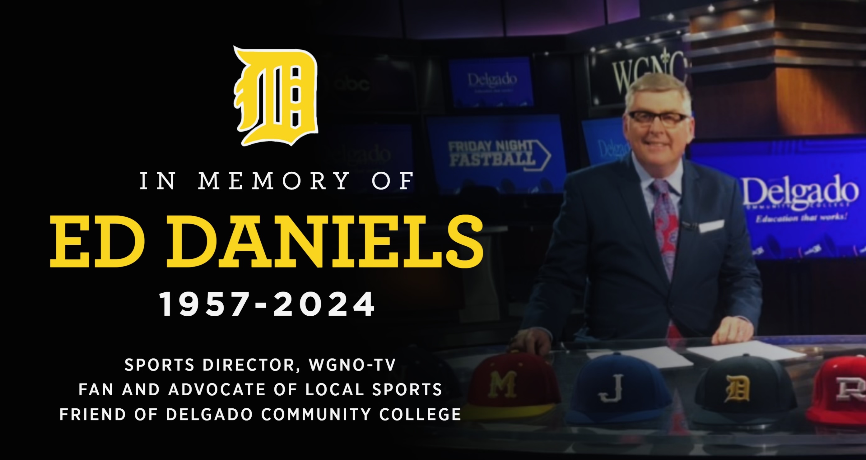 Delgado Mourns the Loss of Ed Daniels