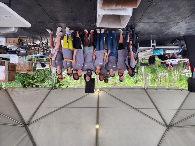 Delgado culinary students at Hogs for the Cause 2025