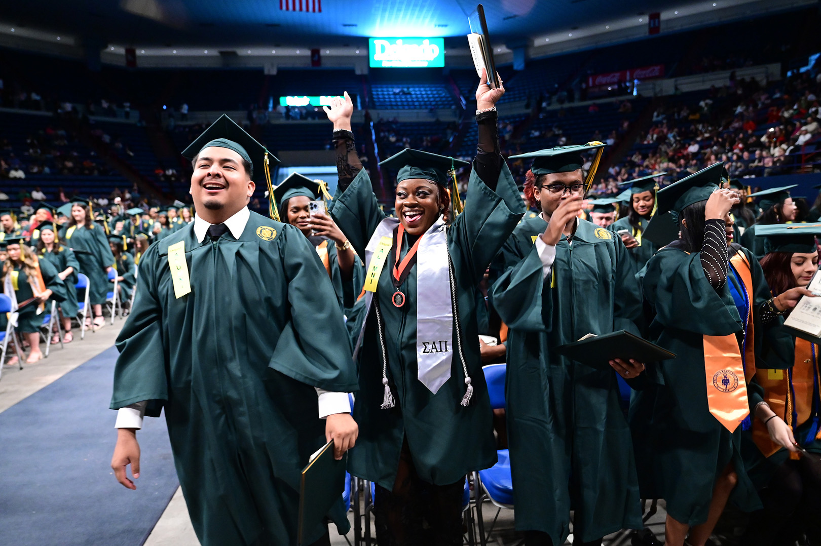 Graduates celebrate their success