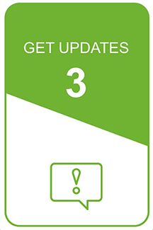 step 3 icon: get updates